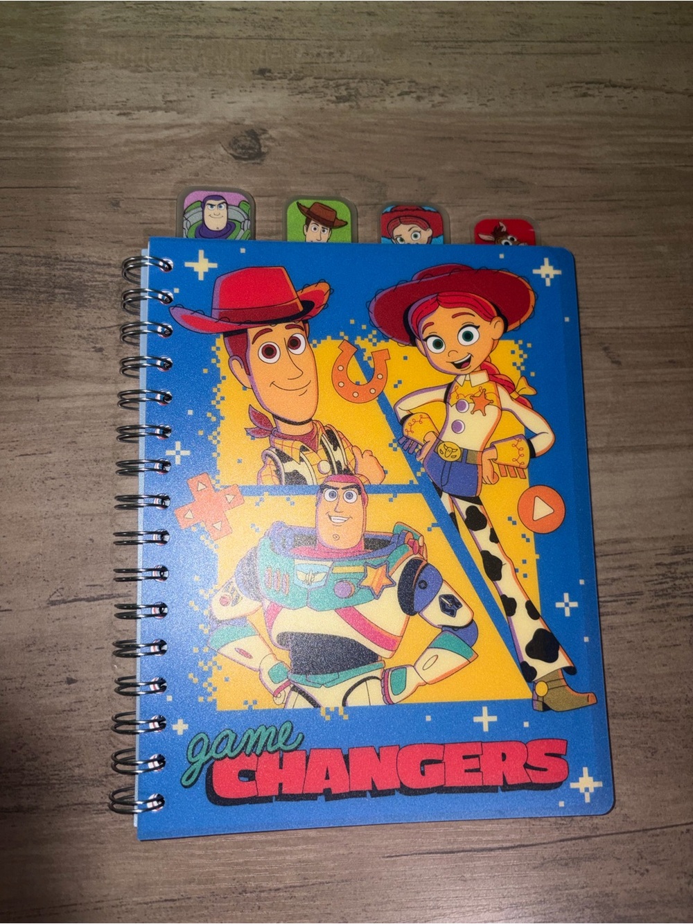 🆕💜 Disney Pixar Toy Story 5 Game Changers Spiral Tab Notebook